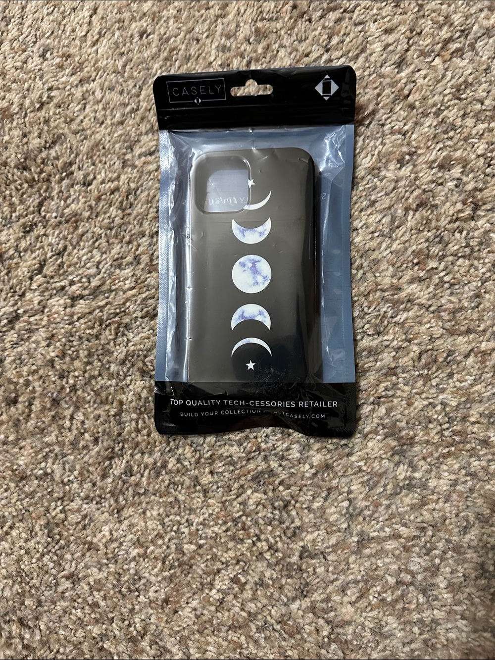 Black Moon Phases iPhone Case